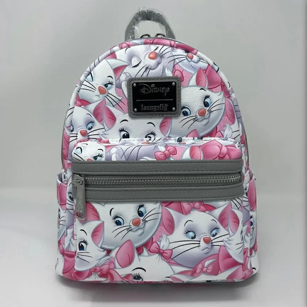 😻😺EXCLUSIVE Loungefly Disney The Aristocats Marie All Over Print Mini Ba…